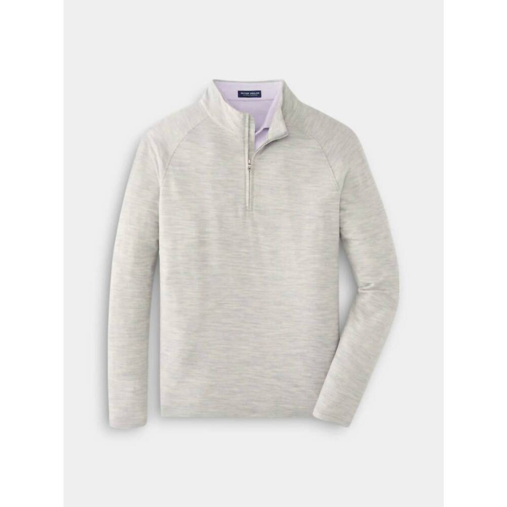 NEW PETER MILLAR excursionist heathered perf pull… - image 4